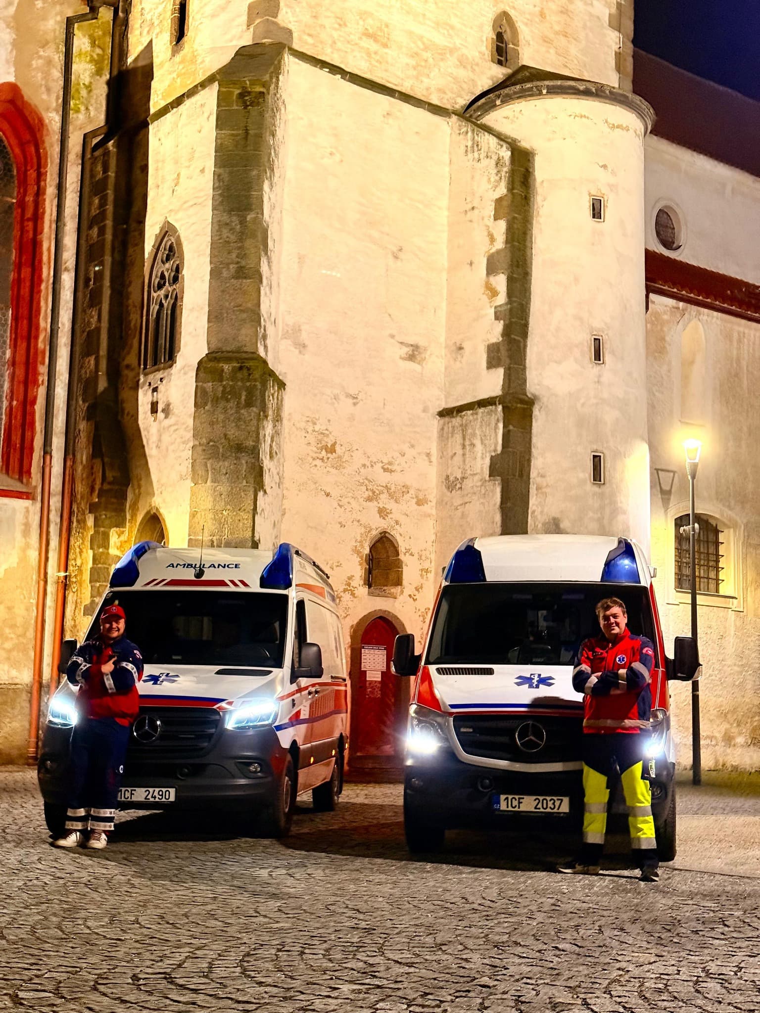 Vozový park HRS — sanitky Mercedes-Benz Sprinter